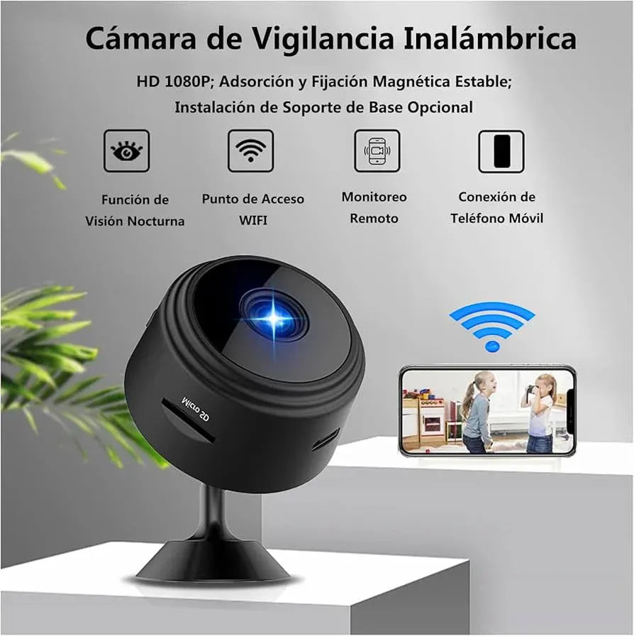 🕵️‍♂️ MINI CÁMARA WIFI HD